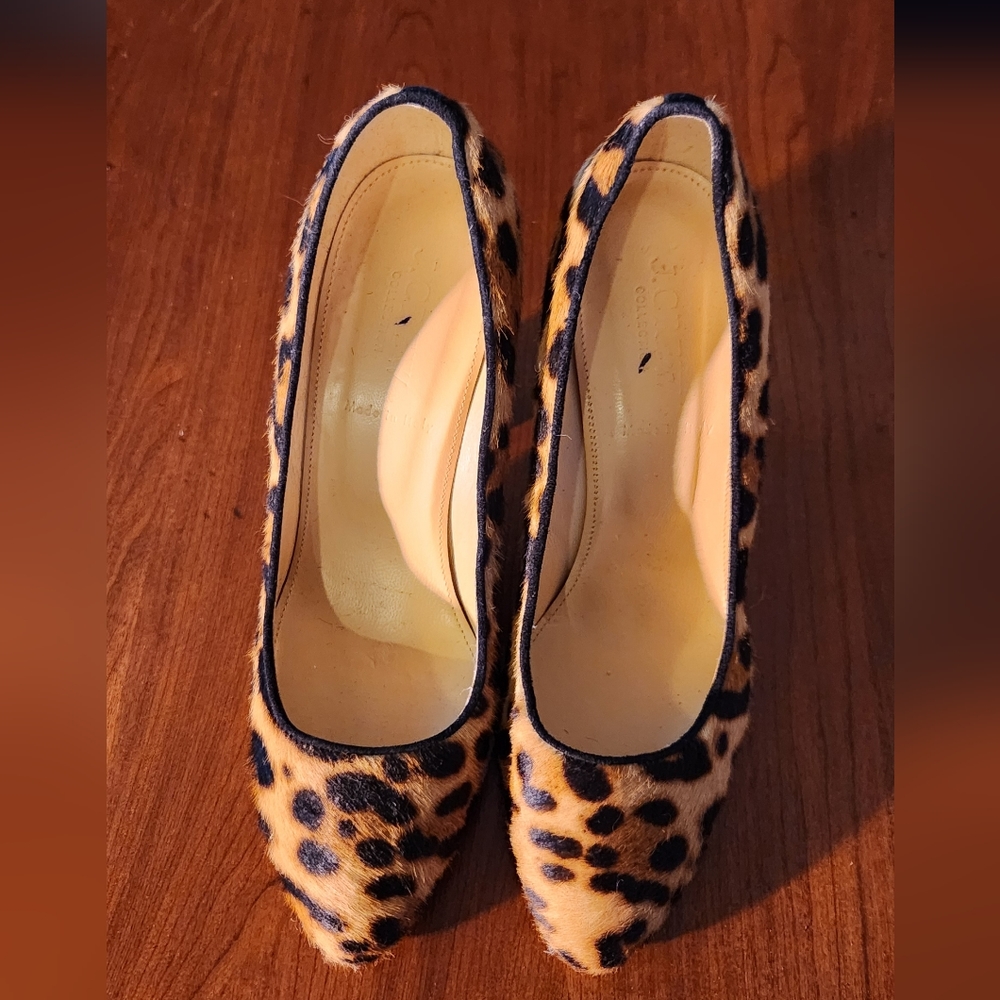 J Crew Collection Etta Calf hair Pumps